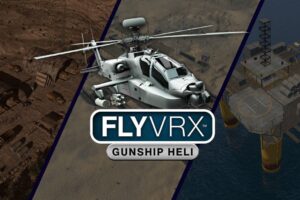 《FlyVRX – 军用武装直升机直升机战争》FlyVRX – Military Gunship Helicopter War