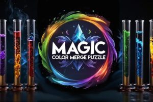 《魔法色彩合并拼图》Magic Color Merge Puzzle